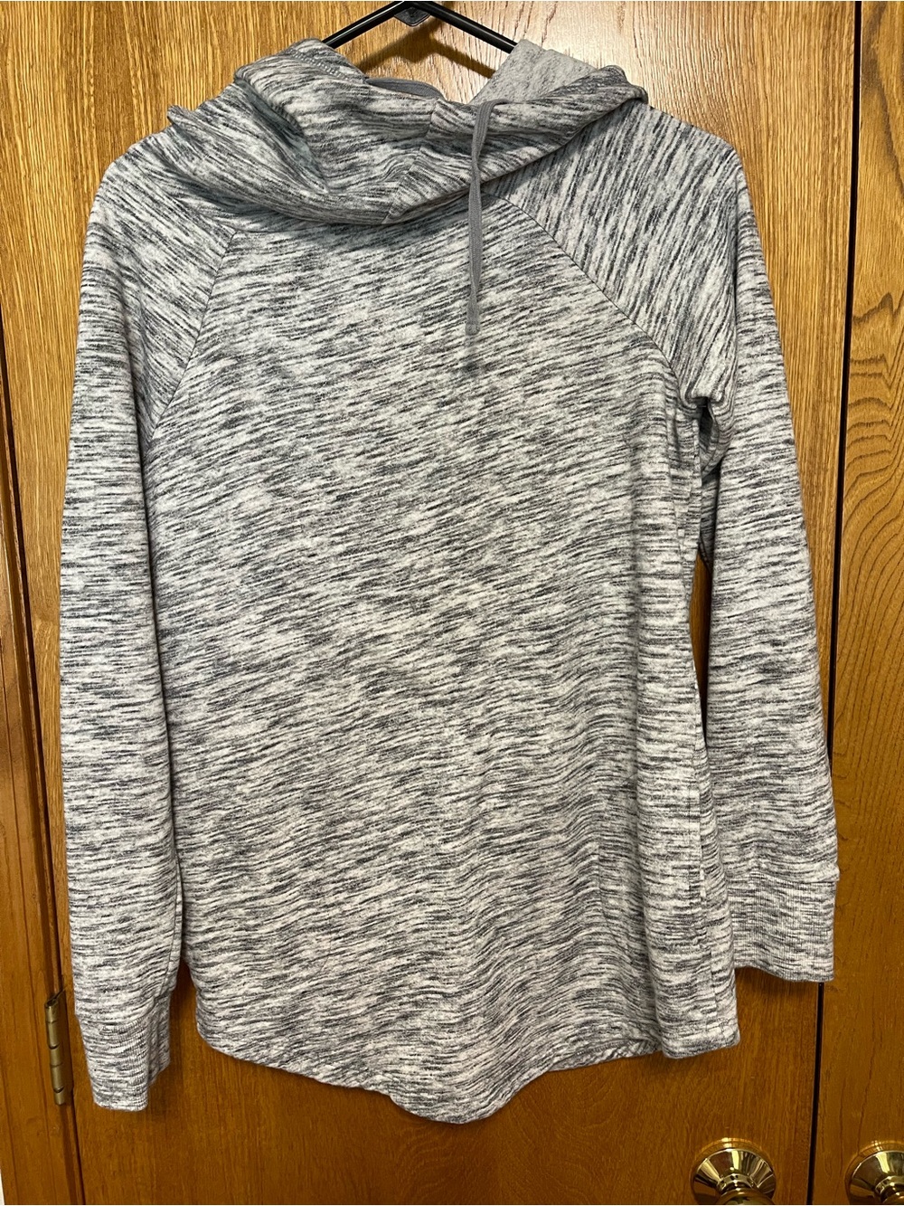 Mossimo Supply Co. Light Gray Heather Cowl Neck Sweater